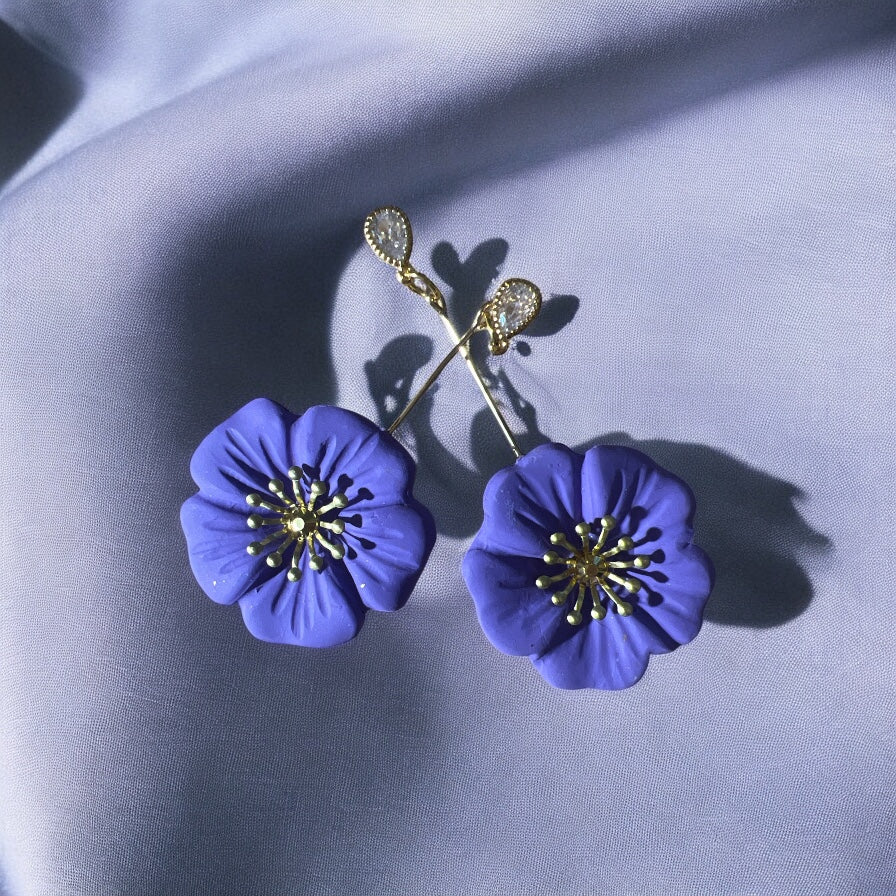 Purple Flower Drop
